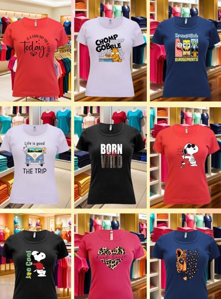 Modelo de T-shirt